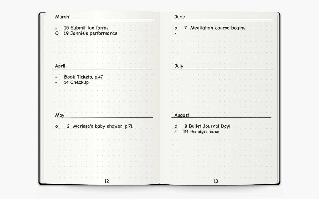 Phương pháp ghi chú Bullet Journal cho người mới